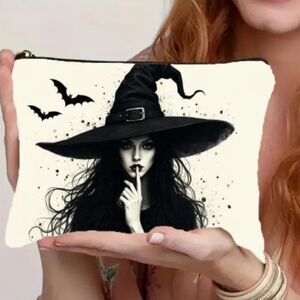 NEW BEAUTIFUL  WITCH Cosmetic Pouch Makeup Bag
